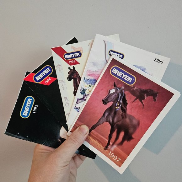 Breyer Collector's Pamphlets 1993 to 1997 - Picture 1 of 2
